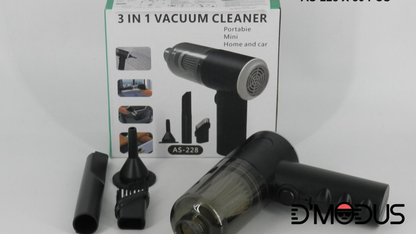 MINI ASPIRADORA TURBOPORTÁTIL 2 EN 1